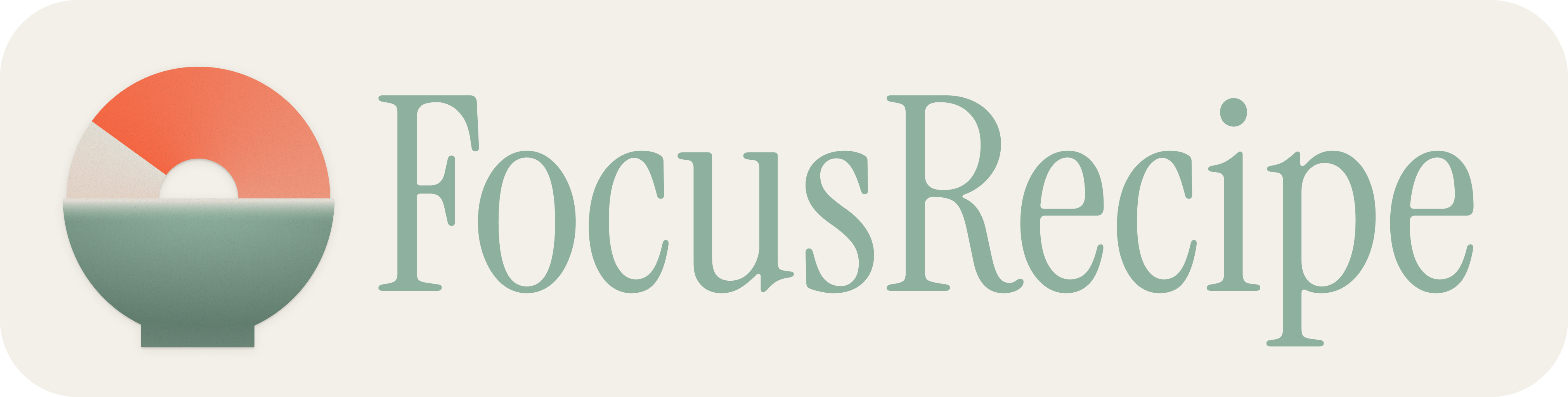 FocusRecipe Wordmark